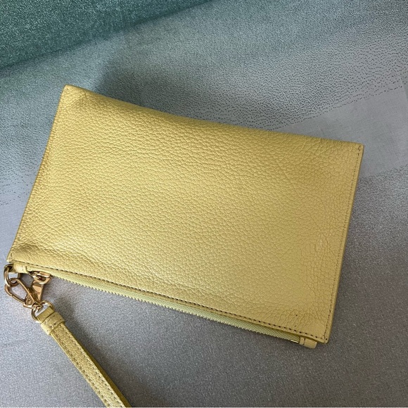Miu Miu Yellow Nappa Leather Wristlet Small - Picture 5 of 16